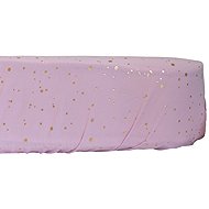 HEDDA Sheet Luisine pink with gold print - Bedsheet