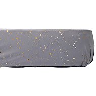 HEDDA Sheet Luisine grey with gold print - Bedsheet