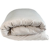 HEDDA Linen bed linen Naira light grey, duvet cover size 140 × 200 cm - Bed Linen