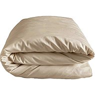 HEDDA Linen cotton satin Laila beige, duvet cover size 140 × 220 cm - Bed Linen