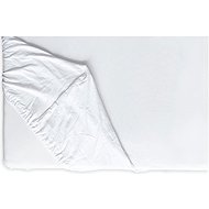 Hedda Jersey Lycra premium sheet white, 200 × 220 cm - Bedsheet