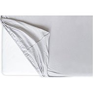 Hedda Jersey Lycra premium sheet light grey, 200 × 220 cm - Bedsheet