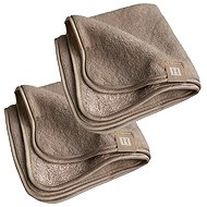 HEDDA Seiya Face towel 30 × 30 cm, taupe, 2 pcs - Towel