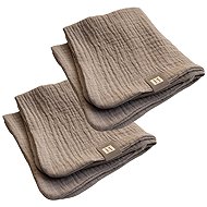 HEDDA Lise Face towel 30 × 30 cm, taupe, 2 pcs - Towel