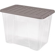 HEIDRUN Quasar Storage Box with Lid 80L, Plastic, 60 × 40 × 43cm - Storage Box