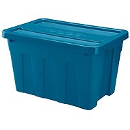HEIDRUN Heavy Duty Storage Box with Lid 65.5 × 49.5 × 43cm 100L - Storage Box