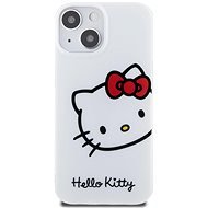 Hello Kitty IML Head Logo iPhone 15 fehér tok - Telefon tok