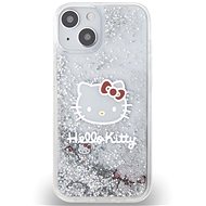 Hello Kitty Liquid Glitter Electroplating Head Logo Zadní Kryt pro iPhone 12/12 Pro Transparent - Phone Cover