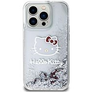 Hello Kitty Liquid Glitter Electroplating Head Logo Backcover für das iPhone 15 Pro Transparent - Handyhülle
