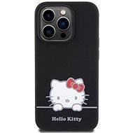 Hello Kitty Liquid Silicone Daydreaming Logo Backcover für das iPhone 15 Pro Black - Handyhülle