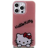 Hello Kitty IML Daydreaming Logo iPhone 15 Pro Max rózsaszín tok - Telefon tok