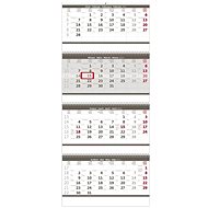 HELMA Four-month Folded Grey 2022 - Wall Calendar