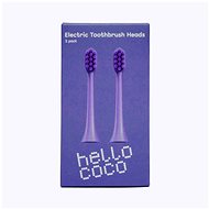 HELLO COCO Replacement head for toothbrush purple - Replacement Head