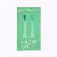 HELLO COCO Replacement head for toothbrush green - Replacement Head