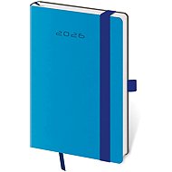 Helmet Flexies weekly 2026, blue, pocket, 9 × 14 cm - Planner