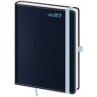 HELMA 365 2027 Weekly B6 Double Blue with Pen Loop - Planner