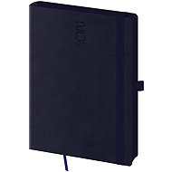 HELMA 365 2027 A5 Weekly Memory Diary with Elastic Band, Dark Blue - Planner