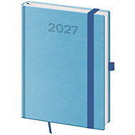HELMA 365 Daily 2027 B6 Print Pop, Light Blue - Planner