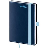 Helmet Weekly Pocket Diary Double Blue with pen loop 2025, 9 × 14 cm - Planner