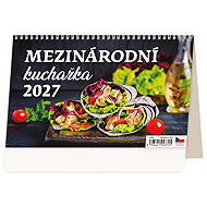 HELMA 365 International Cookbook 2027 - Desk Calendar