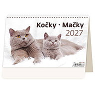 HELMA 365 Cats/Cats 2027 - Desk Calendar