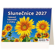 HELMA 365 Sunflowers 2027 - Desk Calendar
