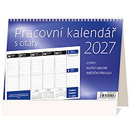 HELMA 365 Work calendar with quotes 2027 - Desk Calendar