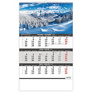 HELMA 365 Mountains - 3months/Mountains - 3months 2027 - Wall Calendar