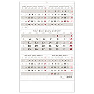HELMA 365 Five-month grey 2027 - Wall Calendar