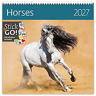HELMA 365 Horses 2027 - Wall Calendar