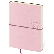 Helmet Notebook Flexio Light Rose - dotted L, 14,5 × 20,5 cm - Journal