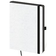 Helmet Notebook Memory White - lined L, 14,5 × 20,5 cm - Journal