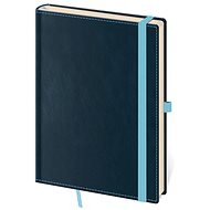 Helmet Notebook Double Blue - lined M - Journal