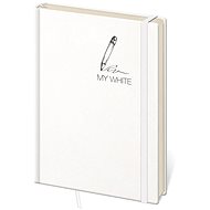 Helmet Notebook My White - dotted S, 9 × 14 cm - Journal