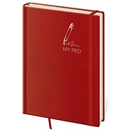 Helmet Notebook My Red - dotted S, 9 × 14 cm - Journal