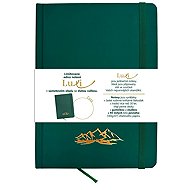 Printing Notes Luxi blank A5, laminated, bottle green - Journal