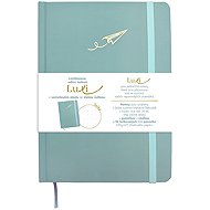 Baloušek Printing Notes Luxi dots A5, lamino, ice blue - Journal