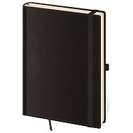 Helma 365 Notebook dotted, double black, 14, 5 × 20, 5 cm - Journal