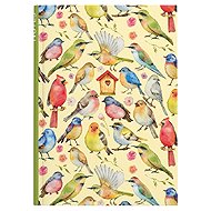 Baloušek Print Notepad lined A5, laminated, birds - Journal