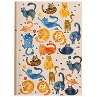 Baloušek Print Notepad lined A5, laminated, cats - Journal