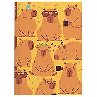 Baloušek Print Notepad lined A5, laminated, capybary - Journal