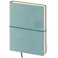 Helma 365 Notebook FLEXIO lined, olive, 14, 5 × 20, 5 cm - Journal