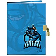 Helmet Memorial with lock A5, clear, ninja, 13 × 18 cm - Journal
