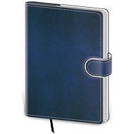 Helmet Notebook Flip B6, dotted, blue/white, 12 × 16.5 cm - Journal