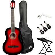 Henry's CleverTones PACK - size 3/4 with accessories red - Classical Guitar