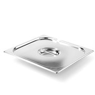 Hendi GN Kitchen Line steel lid with cut-out for GN 2/3 ladle - 806920 - Gastro Container Lid