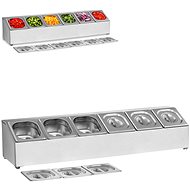 Royal Catering Stand for 6 × GN 1/6 catering containers + containers with lids - Gastro Container