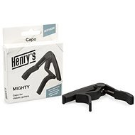 Henry's MIGHTY, electric and acoustic guitar, black - Capo