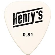 Henry's Softone, model STANDARD, tl. 0.81mm, white, 6pcs - Plectrum