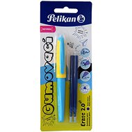 PELIKAN 1 pc + 2 refills, yellow/blue - Eraser Pen